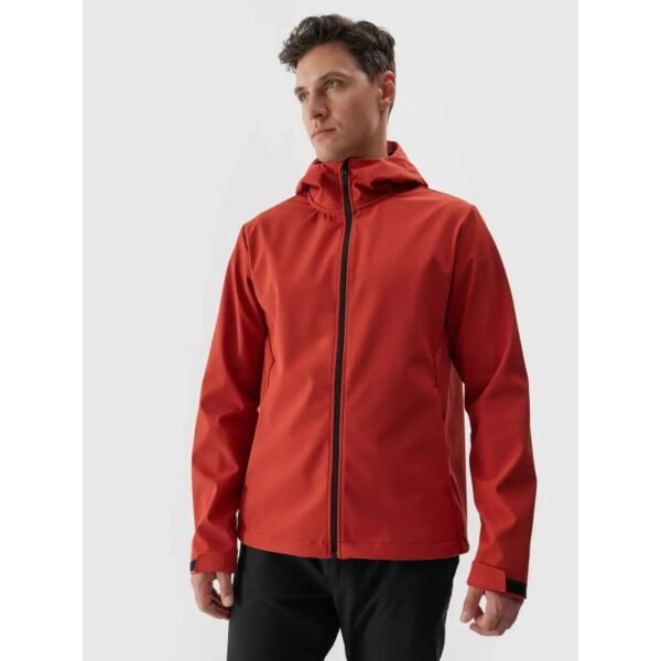 Windproof softshell jacket 4F M 4FWAW24TSOFM283-61S – S, Red