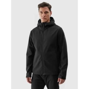 Windproof softshell jacket 4F M 4FWAW24TSOFM283-20S – 3XL, Black