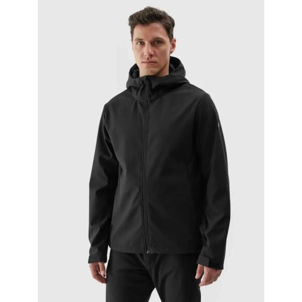 Windproof softshell jacket 4F M 4FWAW24TSOFM283-20S – 3XL, Black