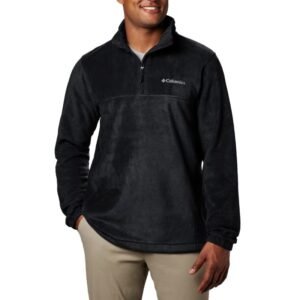 Columbia Steens Mountain Half Zip Fleece Sweatshirt M 1620191010 – M, Black