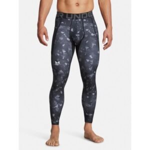 Men’s Under Armour Leggings M 1386938-001 – M, Gray/Silver