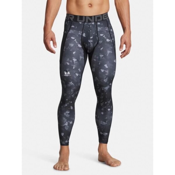 Men’s Under Armour Leggings M 1386938-001 – M, Gray/Silver