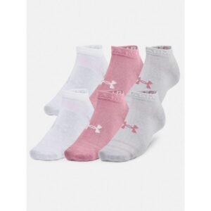 Under Armour Socks 1386239-697 – M, White, Pink