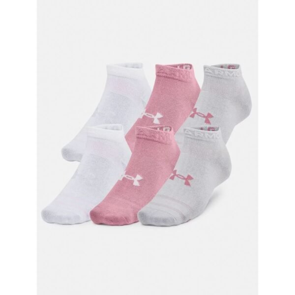 Under Armour Socks 1386239-697 – M, White, Pink