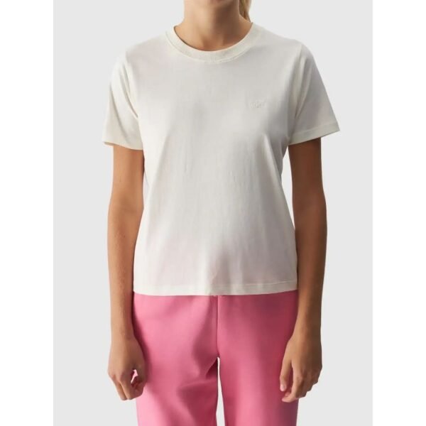 T-shirt 4F W 4FWAW24TTSHF1650-12S – M, Beige/Cream